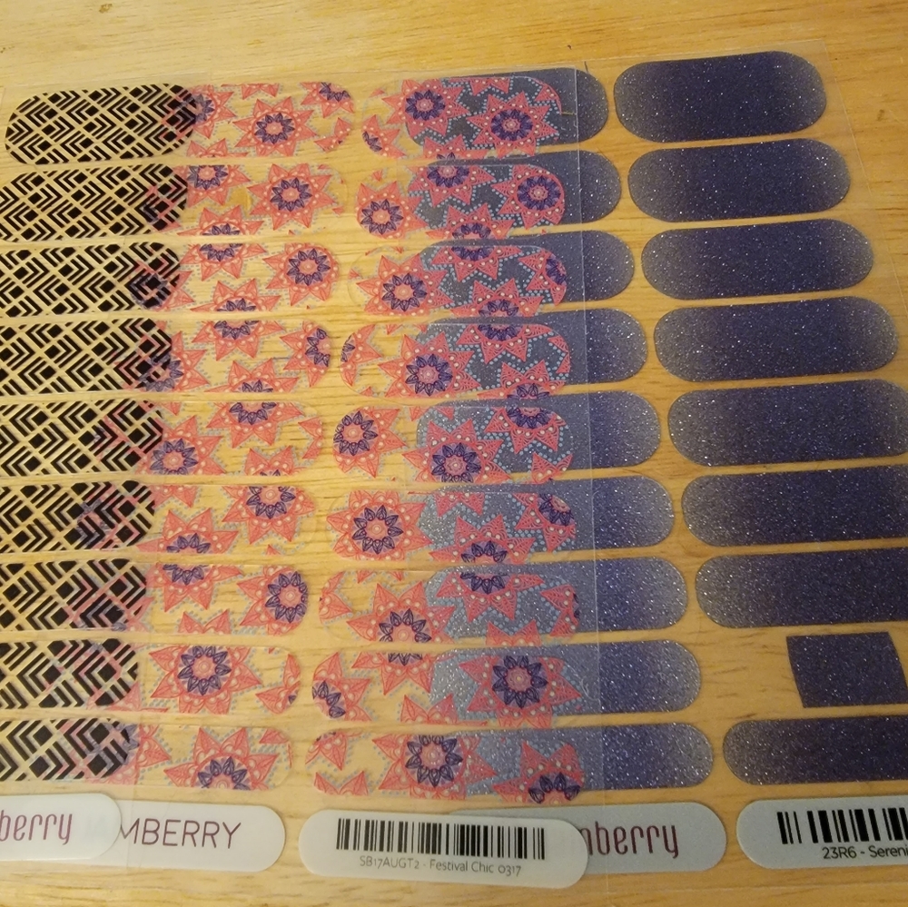 Jamberry nail wrap lot